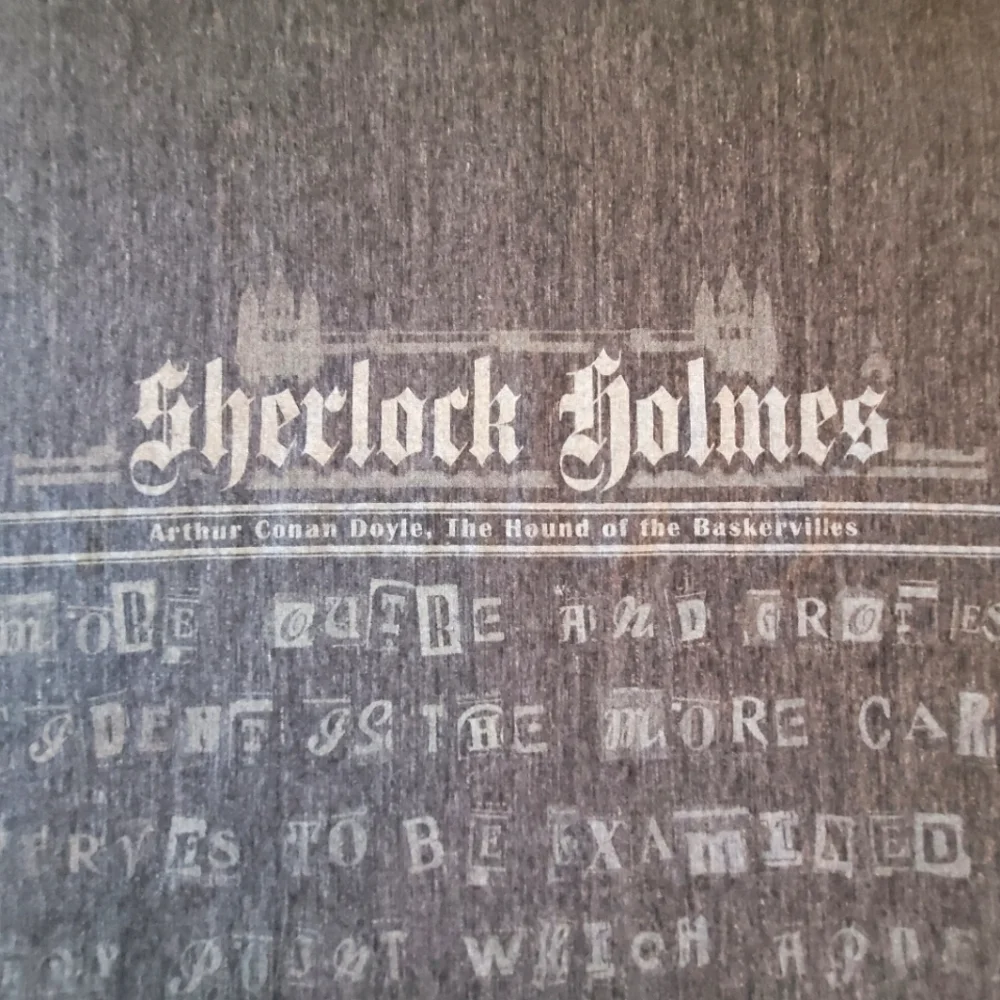 Sherlock Holmes Arthur Conan Doyle Quote Infinty Wrap Scarf